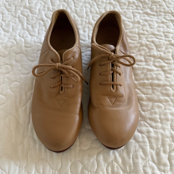 BLOCH Childrens' Tap-Flex Leather Tap Shoes | Shockwave | Sz. 1.5 - Picture 1 of 5